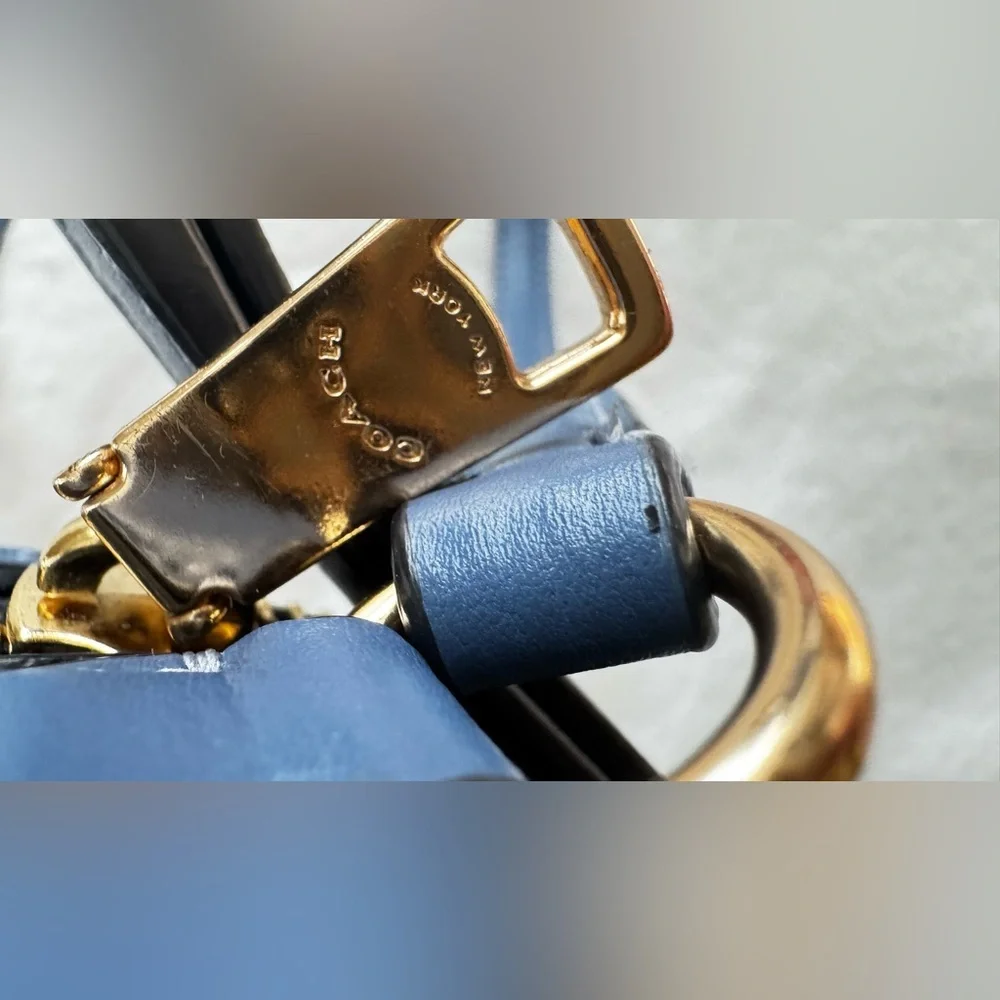 Coach navy signature